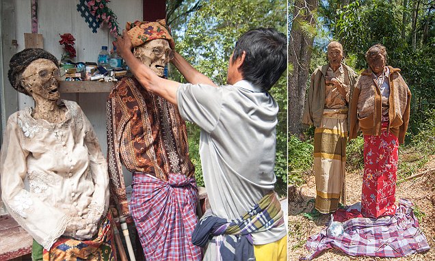 Kerangka Jenazah Berjalan bagai Zombie di Tana Toraja